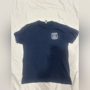 NYPD PBA Blue Line Shirt